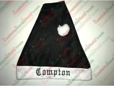 Black Santa Hat ID-18