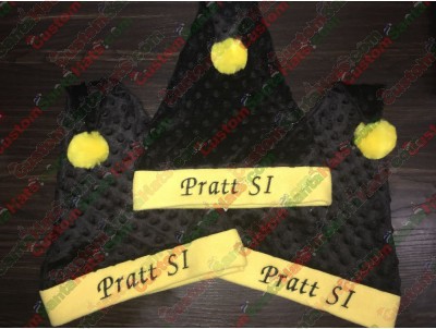 Yellow and Black Santa Hat ID-2