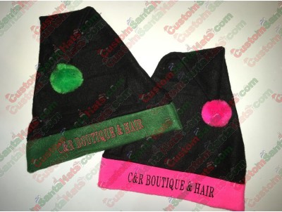Green and Black Santa Hat ID-21