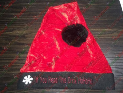 Red and Black Santa Hat ID-34