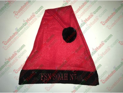 Red and Black Santa Hat ID-36