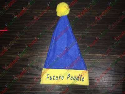Blue and Yellow Santa Hat ID-12