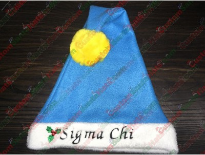 Light Blue Santa Hat ID-15