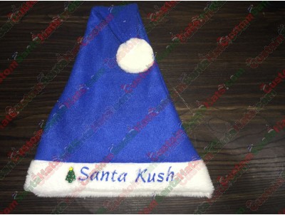 Blue Santa Hat ID-16