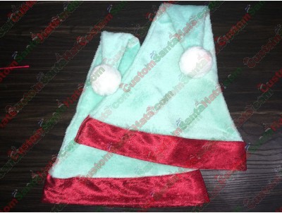 Red and Tiffany Blue Santa Hat ID-19