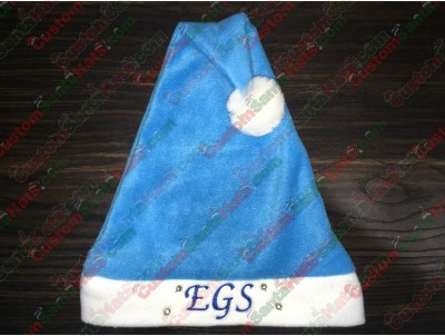 Light Blue Santa Hat ID-93