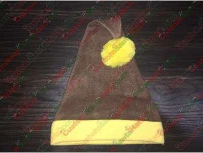 Yellow and Brown Santa Hat ID-1