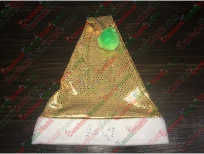 Gold Sequin Santa Hats ID-131