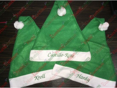 Green Santa Hat ID-11