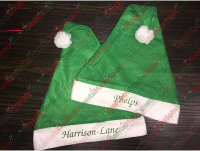 Green Santa Hat ID-13