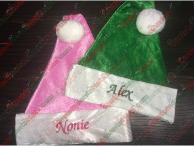 Green Santa Hat ID-20