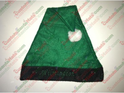 Green and Black Santa Hat ID-40