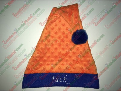 Orange and Blue Santa Hats ID-17