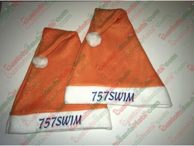 Orange Santa Hats ID-20