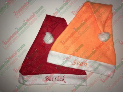 Orange Santa Hats ID-24