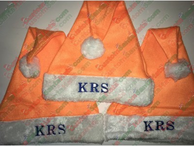 Orange Santa Hats ID-28
