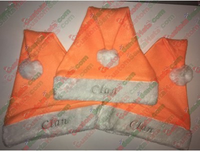 Orange Santa Hats ID-33