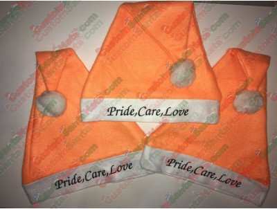 Orange Santa Hats ID-35