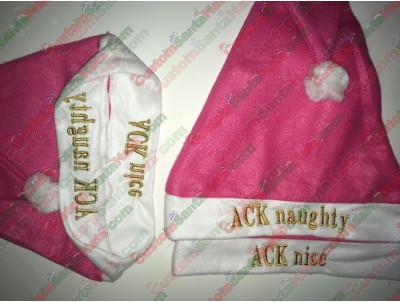 Pink Santa Hats ID-11