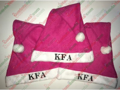 Pink Santa Hats ID-12