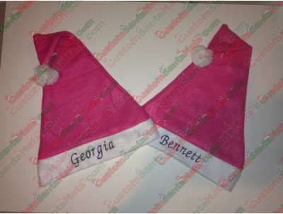 Pink Santa Hats ID-24