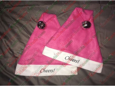 Pink Santa Hats ID-28
