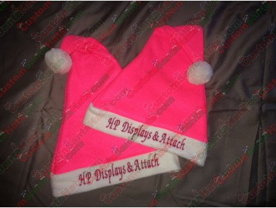 Pink Santa Hats ID-29
