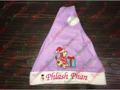 Light Purple Santa Hats ID-10