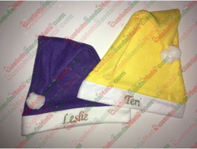 Purple Santa Hats ID-16