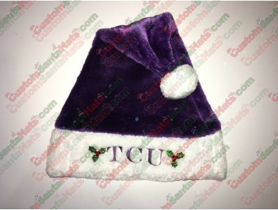 Purple Santa Hats ID-17
