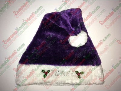 Purple Santa Hats ID-18