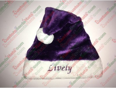 Purple Santa Hats ID-25