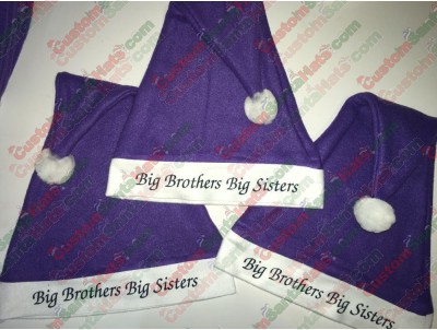Purple Santa Hats ID-27