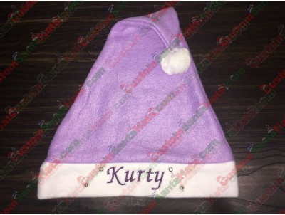Light Purple Santa Hats ID-3