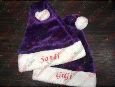 Purple Santa Hats ID-37