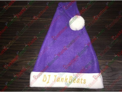 Purple Santa Hats ID-5