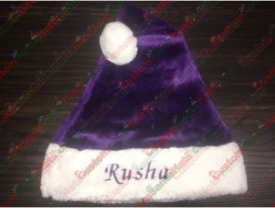Purple Santa Hats ID-7
