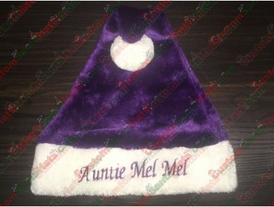 Purple Santa Hats ID-9