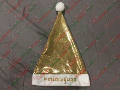Gold Sequin Santa Hats ID-104