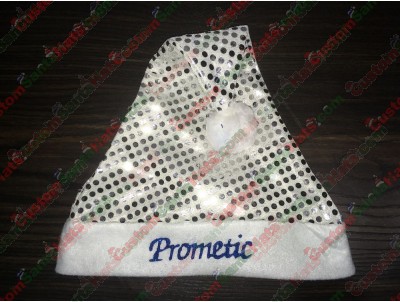 Silver Sequin Santa Hats ID-23
