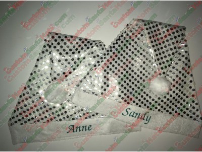 Silver Sequin Santa Hats ID-61