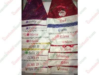 Sparkle Santa Hats ID-79