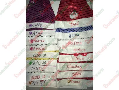 Sparkle Santa Hats ID-80