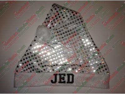 Silver Sequin Santa Hats ID-95