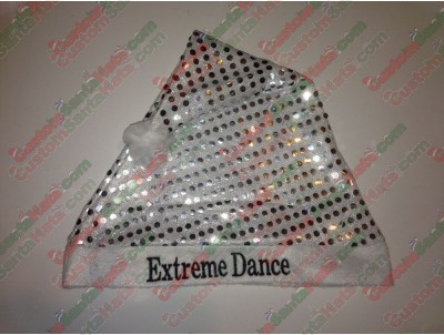Silver Sequin Santa Hats ID-96