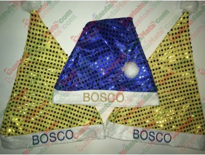 Gold Sequin Santa Hats ID-99