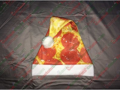 Pizza Santa Hat ID-13