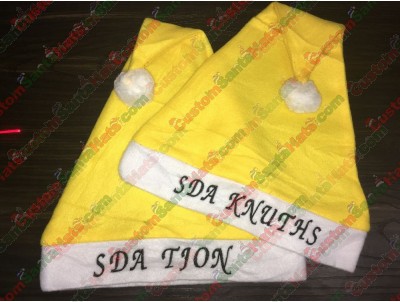 Yellow Santa Hat ID-4