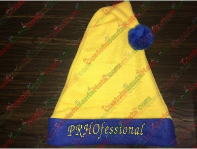 Yellow Santa Hat ID-6