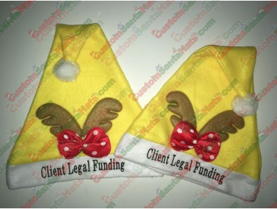 Yellow Santa Hat ID-8